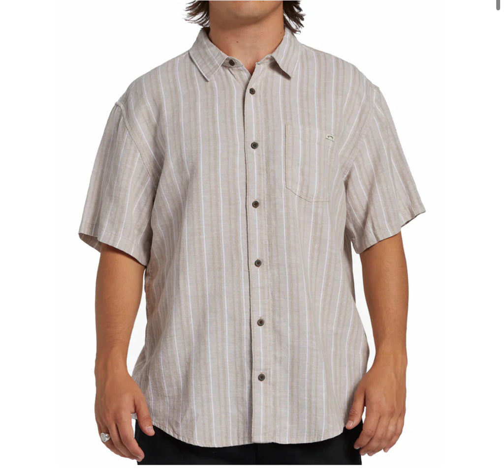 All Day Stripe Short Sleeve Woven Shirt