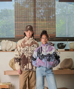Unisex Printed Sherpa Fleece