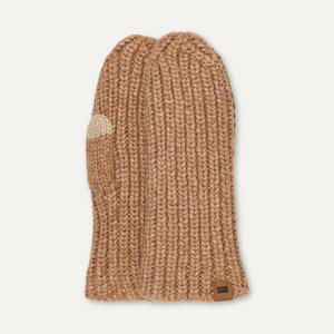 W Chunky Rib Mitten