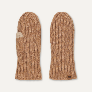 W Chunky Rib Mitten