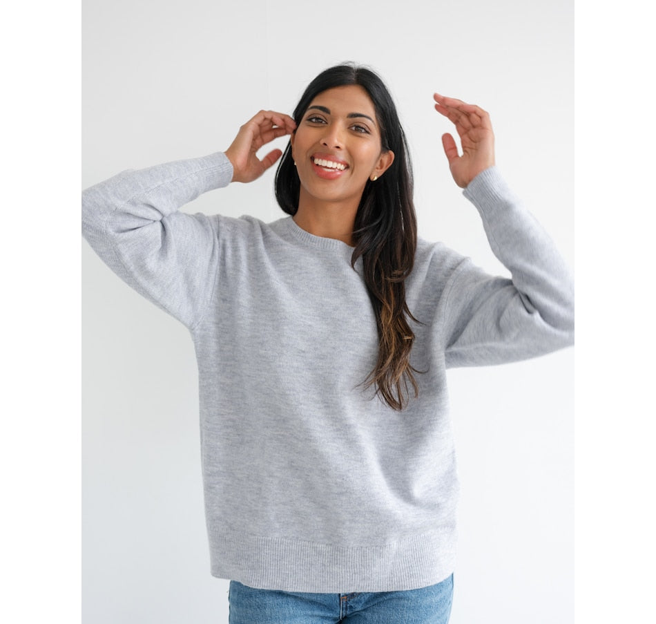 Oversized Knitted Crew