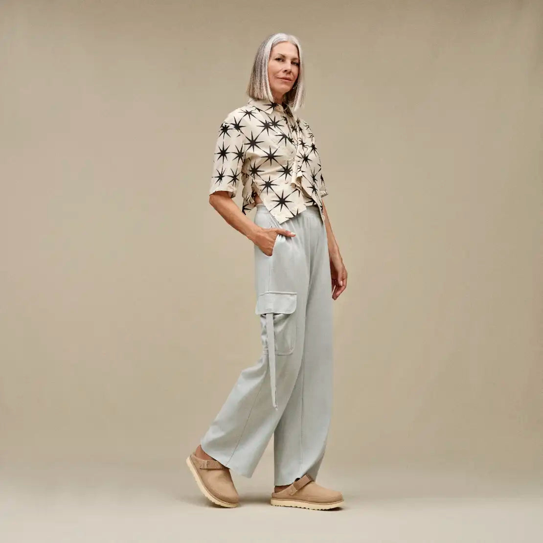 W Goldenstar Clog