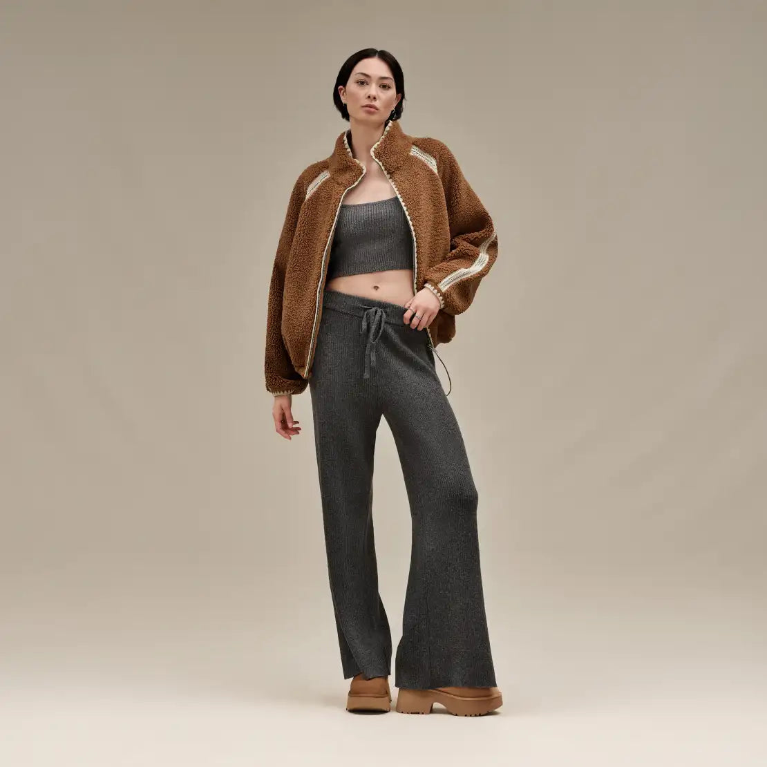 W Nikia Crochet Uggfluff Jacket