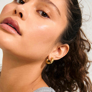 Phase Small Hoop Earrings