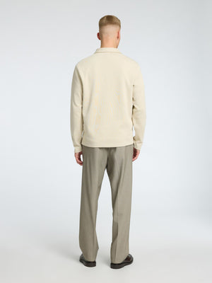 SLHTELLER FN Relaxed Half Zip Polo