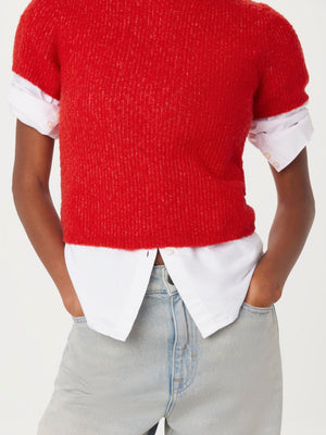 The Short Sleeve Shrunken Sweater