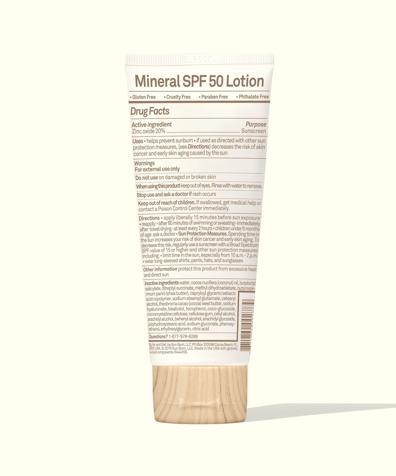 Mineral SPF50 Sunscreen Lotion- Fragrance Free