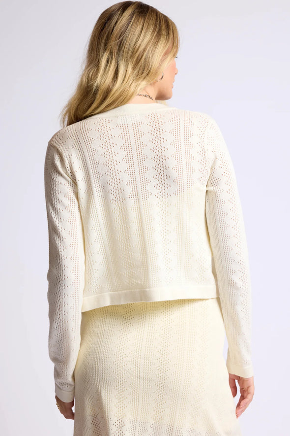 Wild Honey Buttoned Cropped Cardi