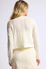 Wild Honey Buttoned Cropped Cardi