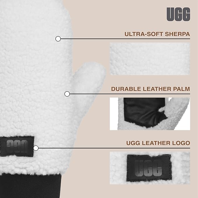Mitten With Logo Tape