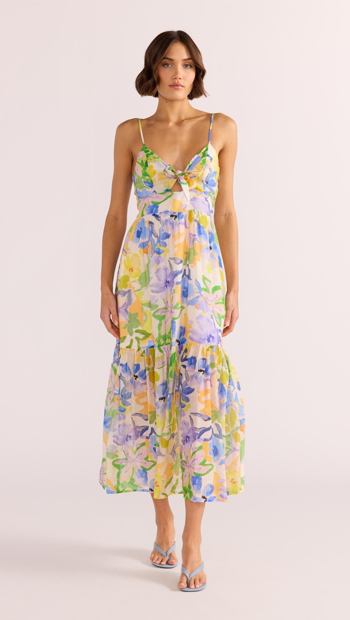 Fable Tie Midi Dress
