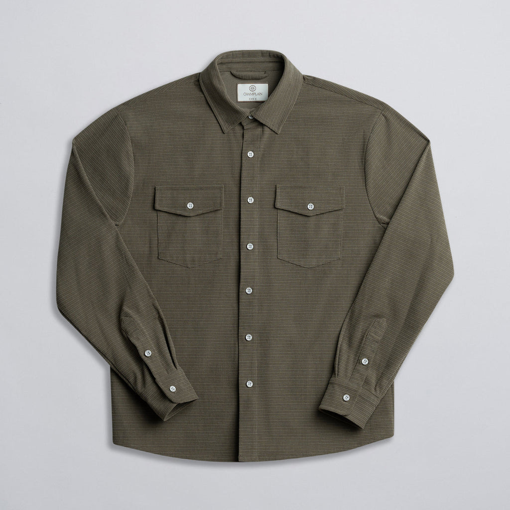 Textured Overshirt