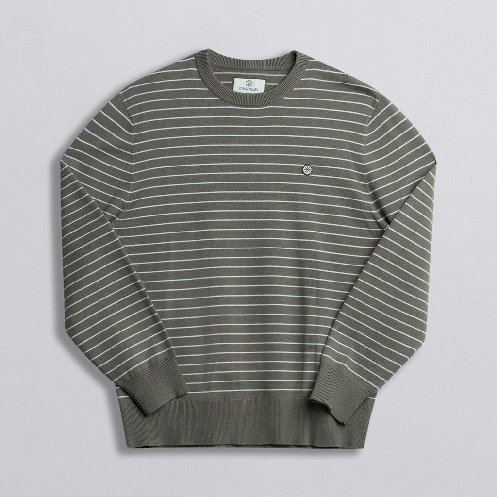 STRIPED KNIT SWEATER