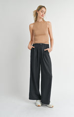 Ronan Mock Neck Sleeveless Knit Top