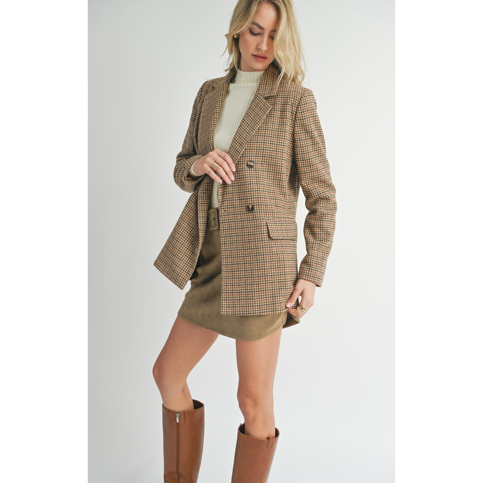 Nicola Houndstooth Blazer