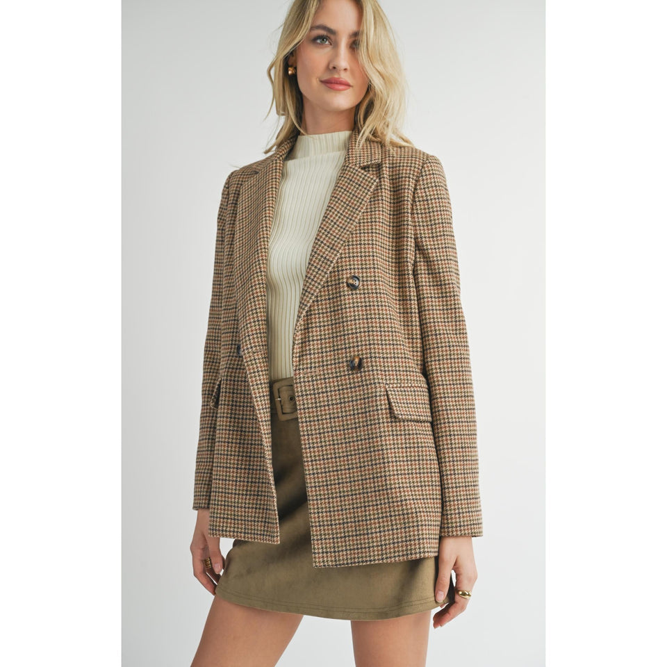 Nicola Houndstooth Blazer