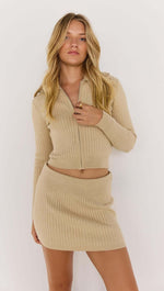 Aspen Zip Front Knit