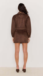 Aston Suede Crop Jacket