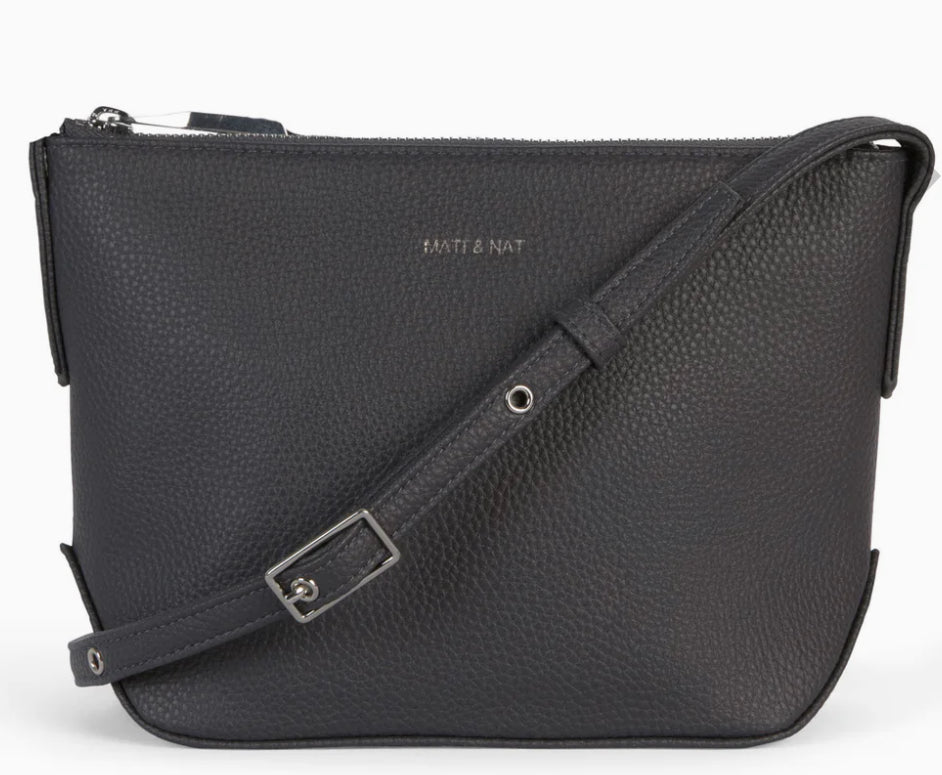 SAM VEGAN CROSSBODY BAG - GRAIN