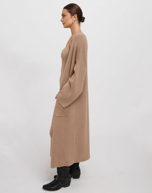 Matilda Rib Knit Oversized Cardigan