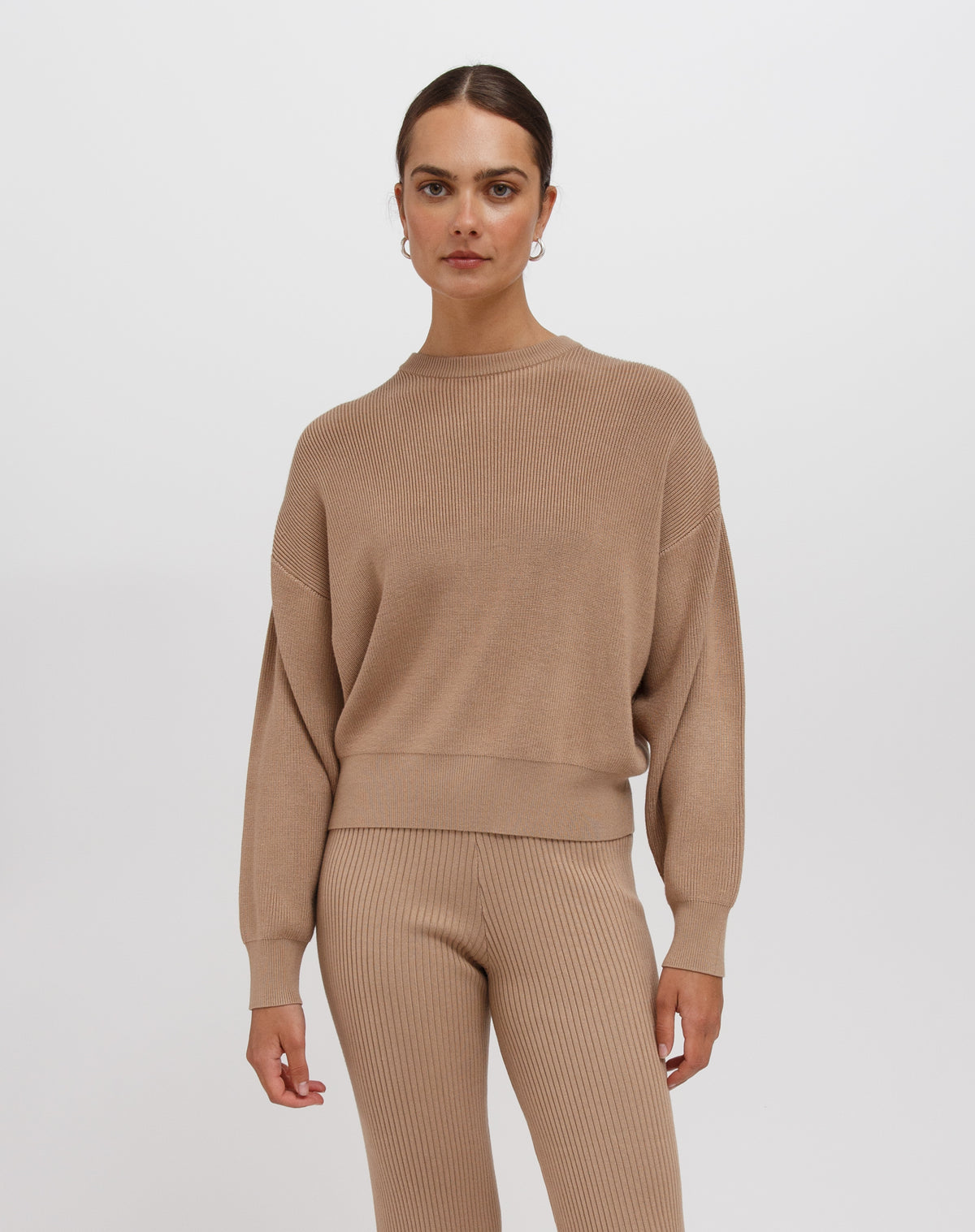 Olivia Rib Knit Crew Sweater