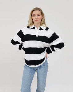 Stripe Rugby Polo