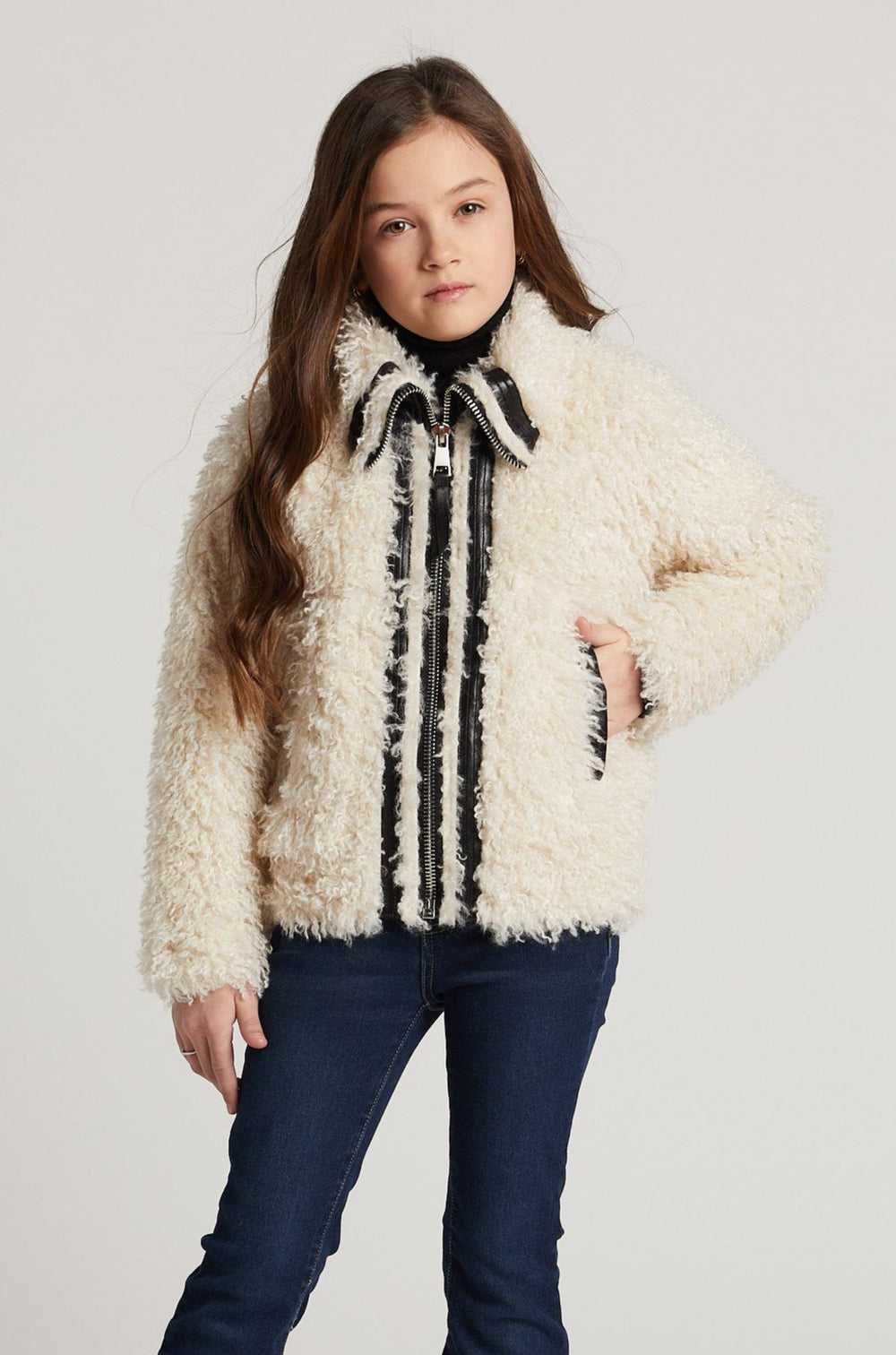 CARRIE SHORT MONGOLIAN FAUX FUR