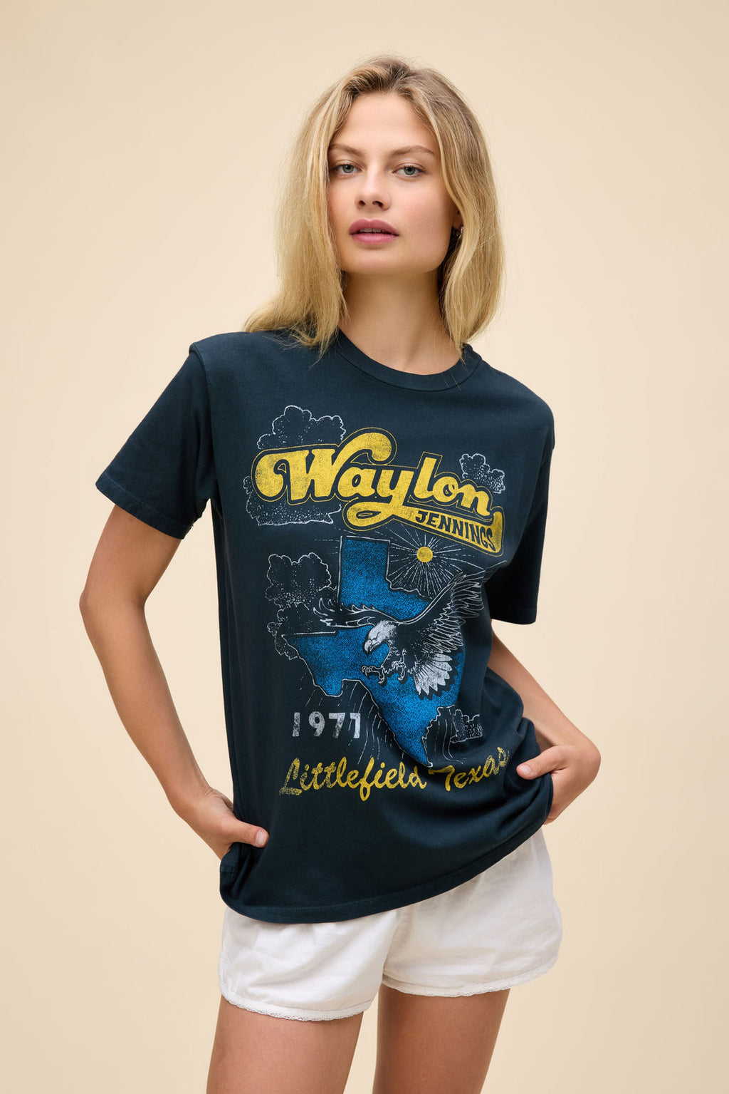 Waylon Jennings Littlefield Texas Weekend Tee