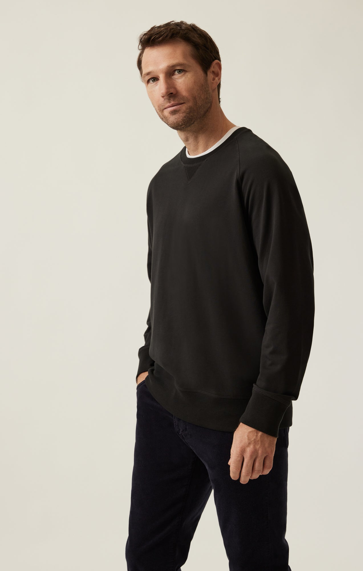 French Terry Crew Sweatshirt
