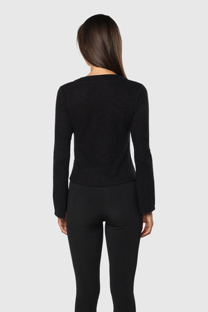 Tie Front Long Sleeve