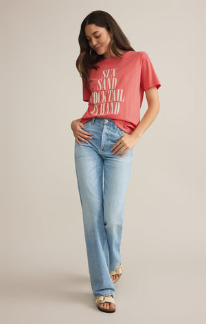 Sun & Sand Boyfriend Tee