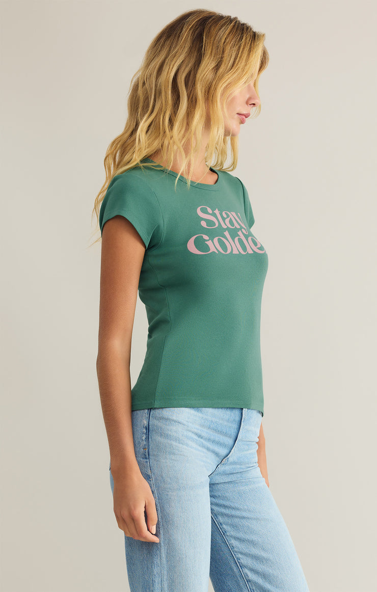 Stay Golden Cheeky Tee