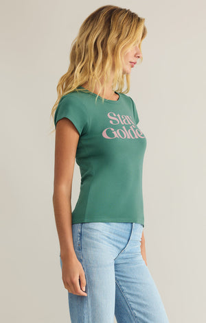 Stay Golden Cheeky Tee