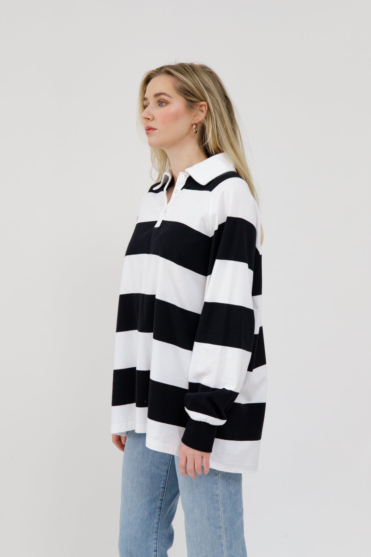 Stripe Rugby Polo