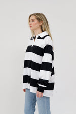 Stripe Rugby Polo
