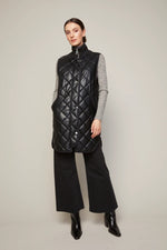 Destiney Quilted Vegan Leather Vest