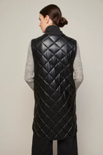 Destiney Quilted Vegan Leather Vest