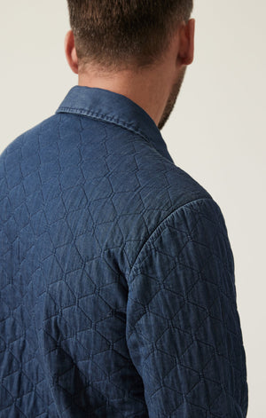 Denim Quilted Overshirt