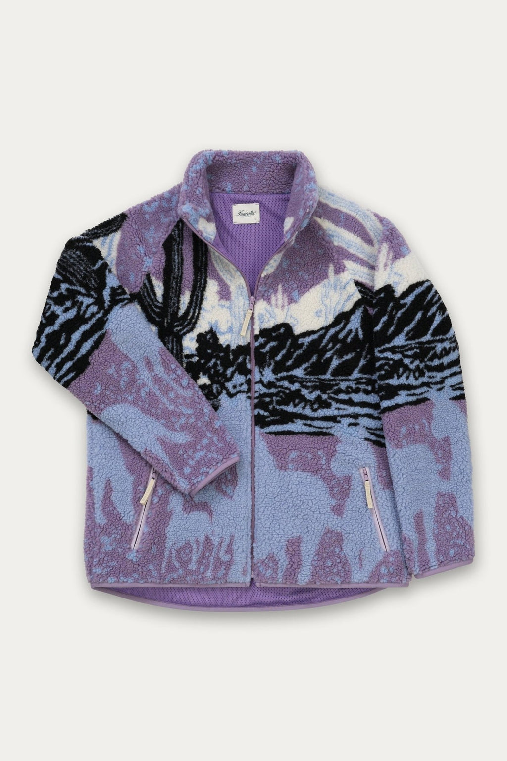 Unisex Printed Sherpa Fleece