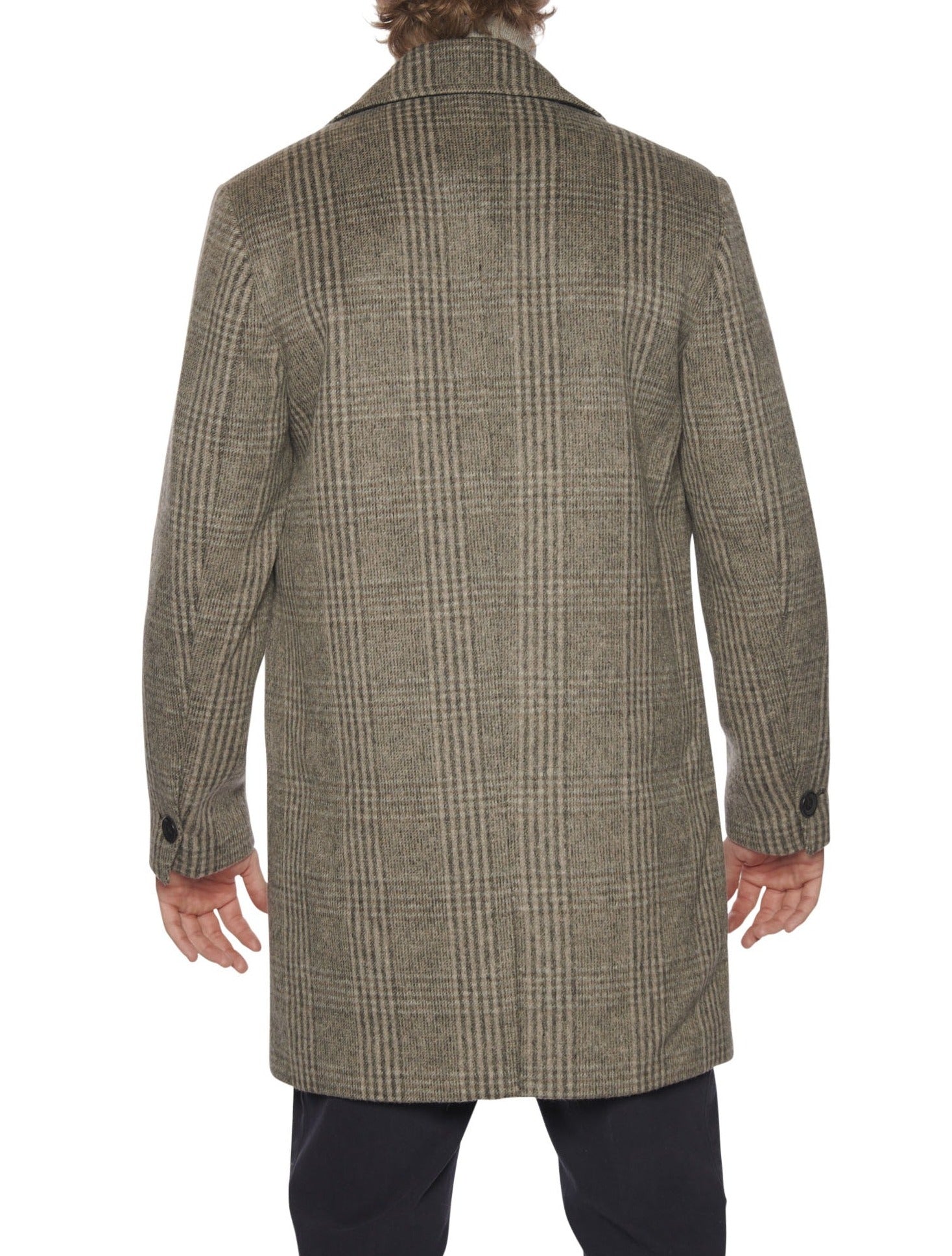 Darin Wool Plaid Coat