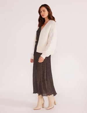 Abby Textured Knot Cardigan