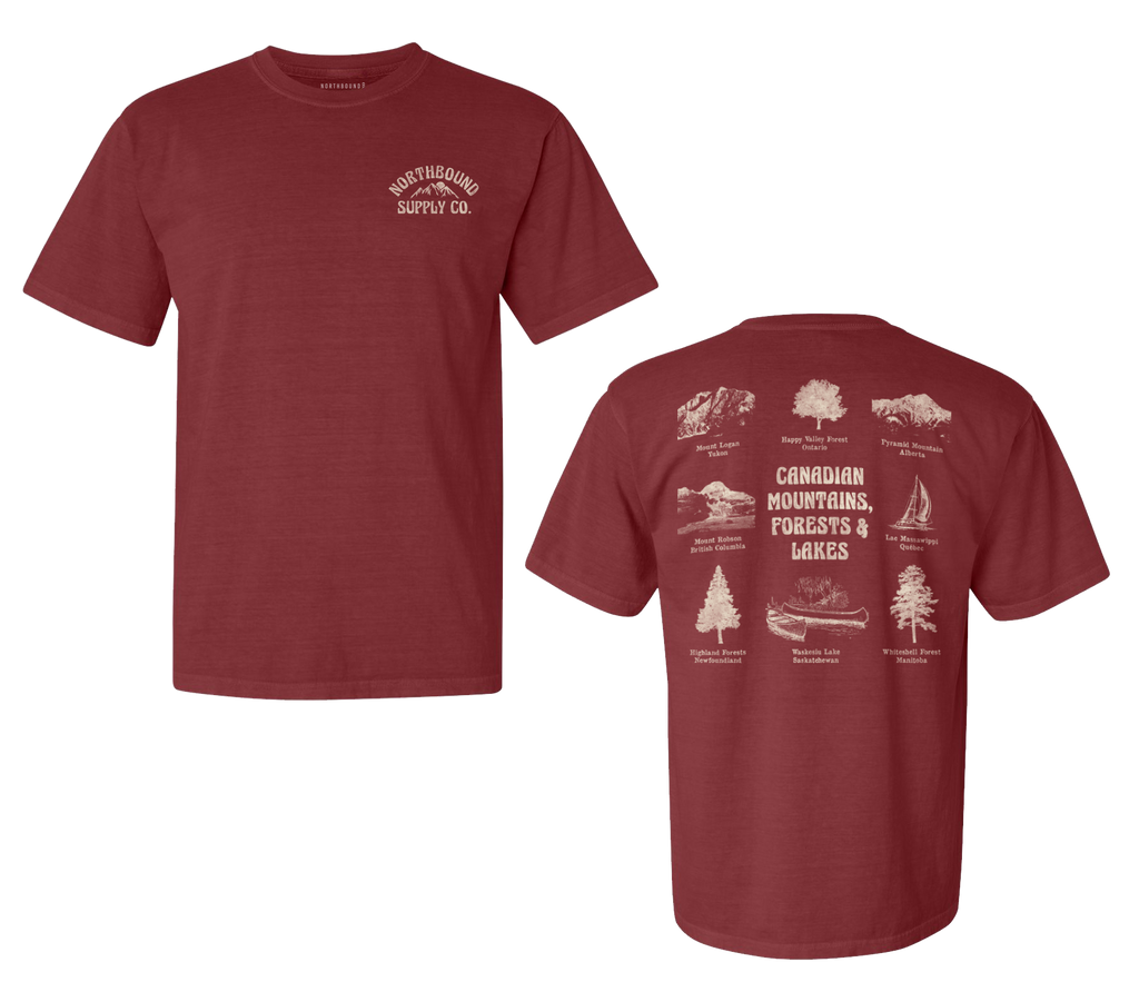 Mountains Forests & Lakes T-shirt