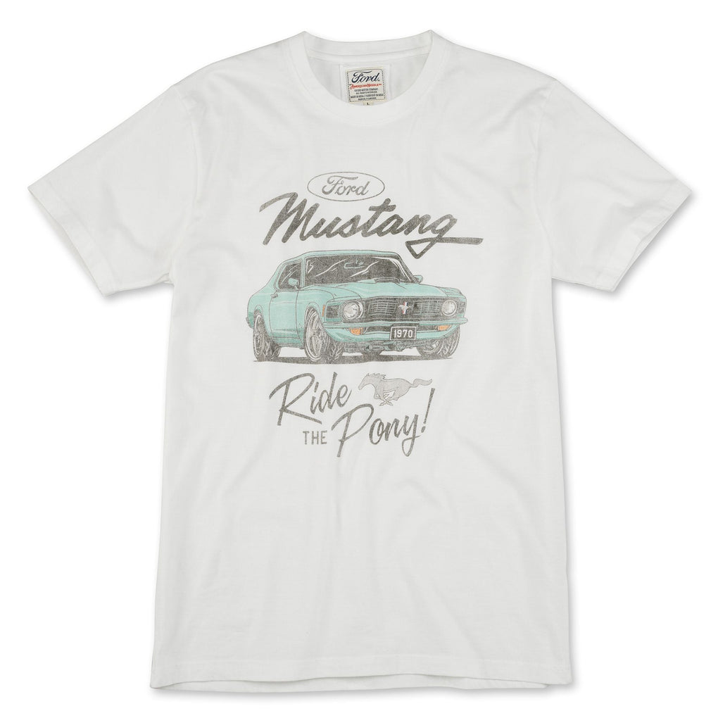 Mustang Ride The Pony Vintage Fade