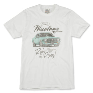 Mustang Ride The Pony Vintage Fade
