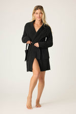 Cozy Chenille Cable Knit Robe