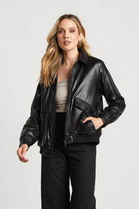 Sam Shoet Leather Bomber