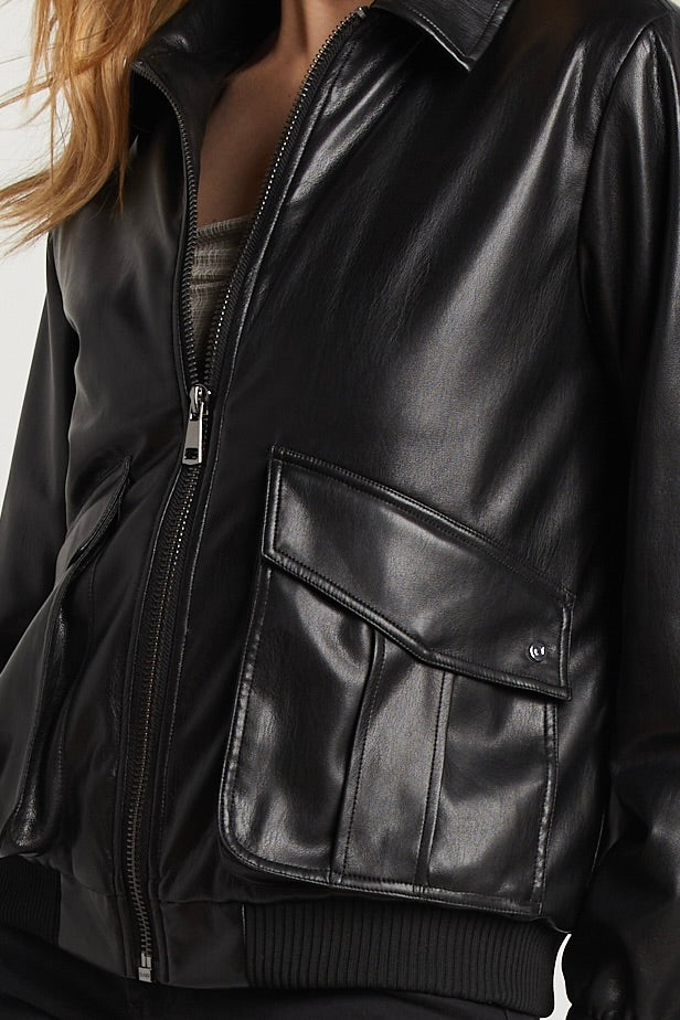 Sam Shoet Leather Bomber