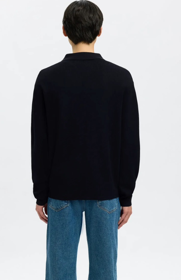 SLHTELLER FN Relaxed Half Zip Polo