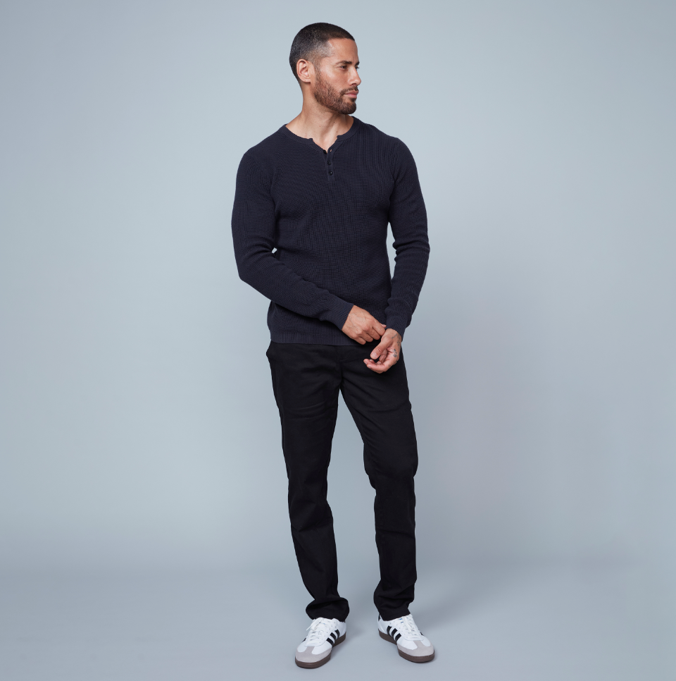 Men’s LS Henley Sweater