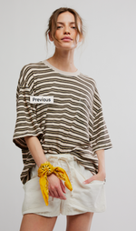 All Love Stripe Pocket Tee